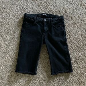 Hudson Amelia Black Denim Shorts